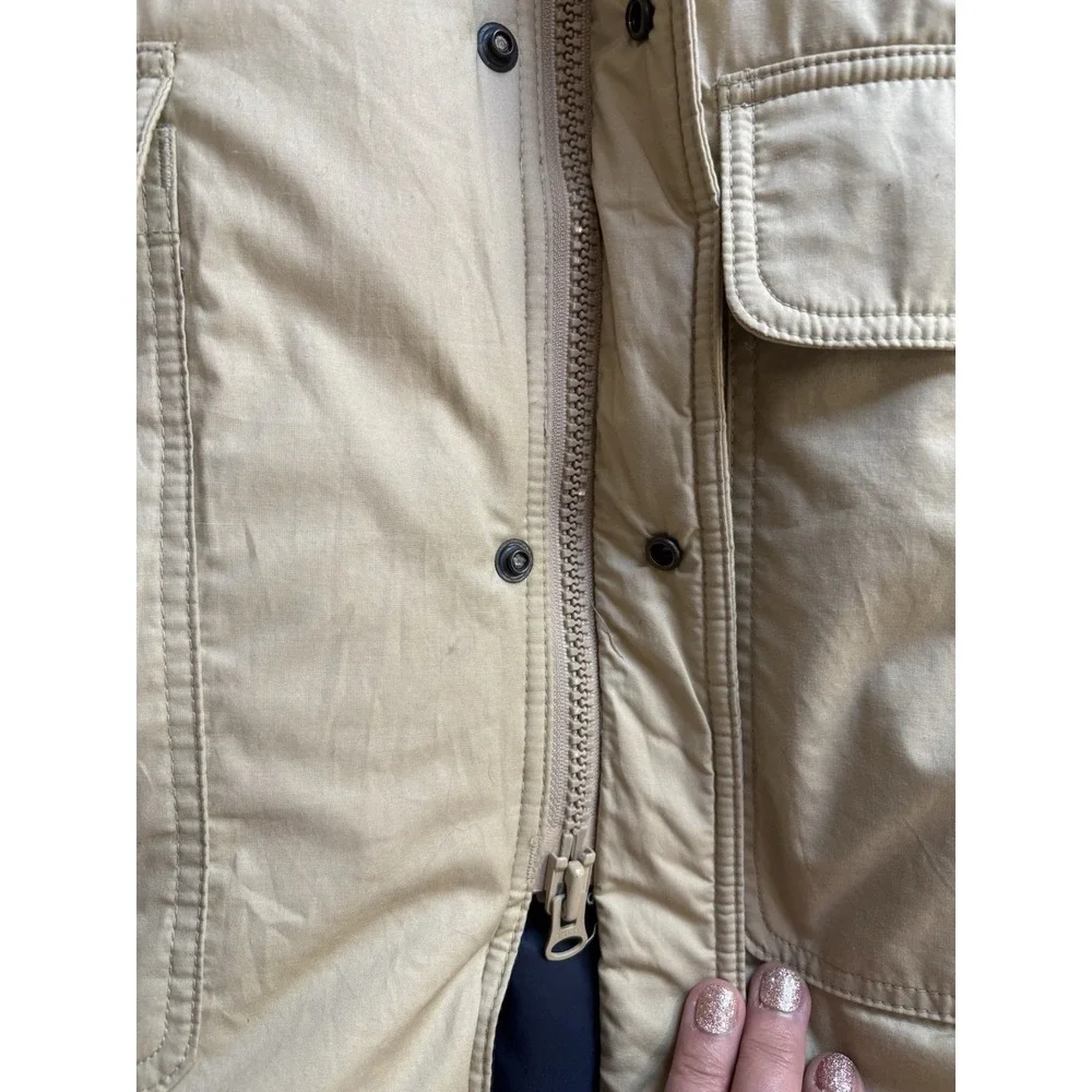 Vintage Black Sheep Brand Down Puffer Hunting Coat Jacket Field Tan Sz‎ XL Men's